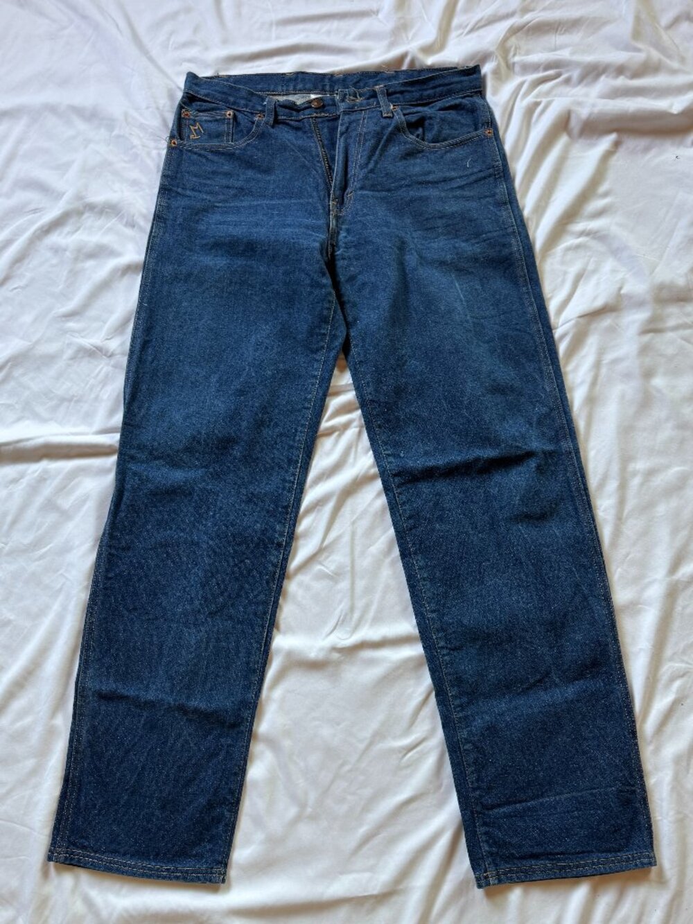 Branded Denim Style 102 Raw Denim Jeans Womens Distressed Cuffed Hem
